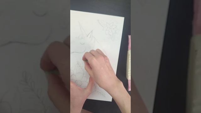 Прямой эфир Единорог, акварель. Как нарисовать единорога смотреть онлайн