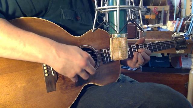 1965 Gibson B-25 3/4 guitar смотреть онлайн