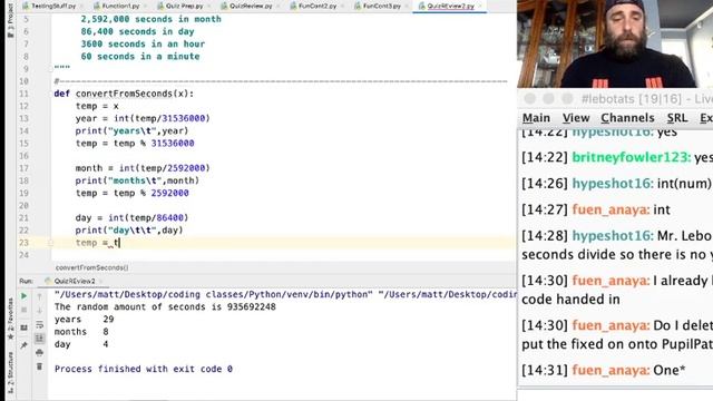 Python 6 Quiz2Review смотреть онлайн