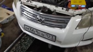 Промывка радиатора печки и всей системы охлаждения Toyota Axio Filder
