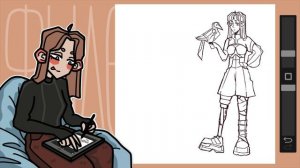 СОЗДАЮ СВОЕГО ПЕРСОНАЖА И ВСЕЛЕННУЮ | разговорный speedpaint #art