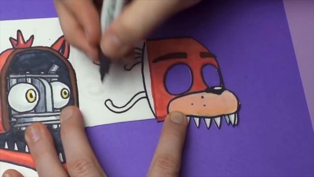 4 Amazing FNaF (Foxy, Freddy...) Paper Craft and Doodle for FANS смотреть онлайн
