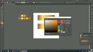 How to Create GOLD GRADIENT in Adobe Illustrator - Vector Tutorial