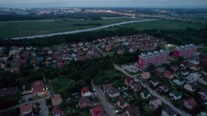 С высоты птичьего полета. В районе улиц Левитана, Энергетиков, Емельянова. Калининград