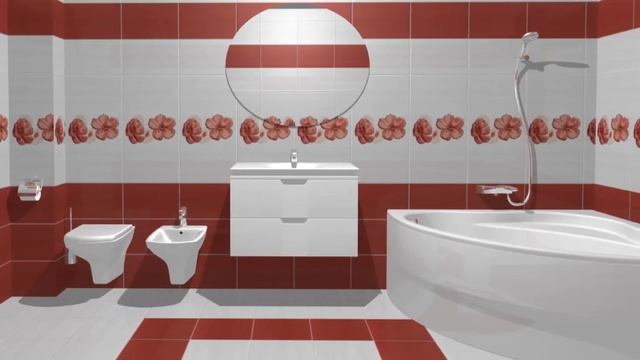 Model de design pentru baie - colectia Amore Rosso смотреть онлайн