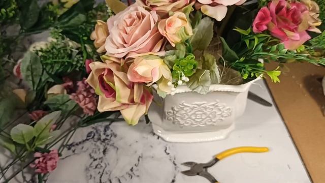 НЕ ОЖИДАЛА, получился НЕОБЫЧНЫЙ букет в КРАСИВОЙ вазе своими руками - МАСТЕР КЛАСС смотреть онлайн