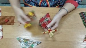Кукла из соломы Стригушка