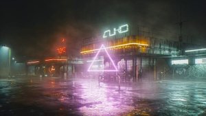 💿👽Cyberpunk Ambient Song For Liminal Places & Rainy Nights