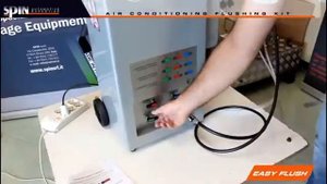 ? SPIN EASY FLUSH Установка для промывки систем кондиционирования | Подключение и работы станции