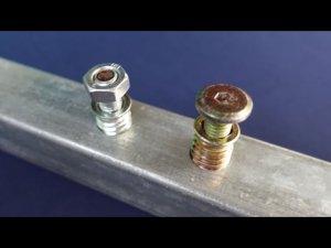 Т-образная гайка для установки в древесину и сталь | Лайфхаки для дома