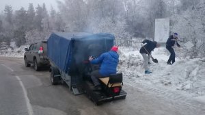 Доставка снегохода для тренера лыжников на Уреньгу