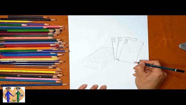 Как нарисовать игральную карту. Онлайн-школа рисования "Малевашки"