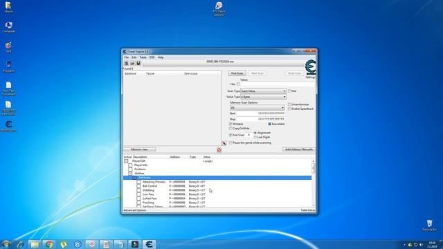 PES 2019 BAL Attributes edit- (Cheat Engine) смотреть онлайн