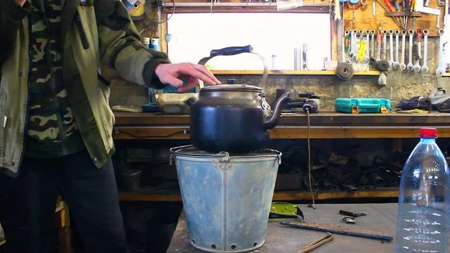 Самодельная ПЕЧЬ ЩЕПОЧНИЦА СВОИМИ РУКАМИ из ВЕДРА! смотреть онлайн