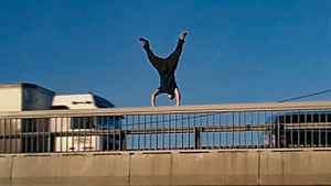 Лучший Паркур и Сальто / Неудачные Трюки и Падения / Алексей Крук на Тренировке