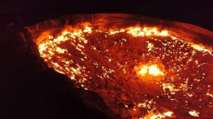 Дарваза. Газовый кратер в Туркменистане. Врата ада. Дверь в преисподнюю.