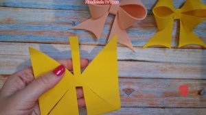 ?Бантик за 2 минуты из фоамирана своими руками?DIY bow in 2 minutes from foamiran?