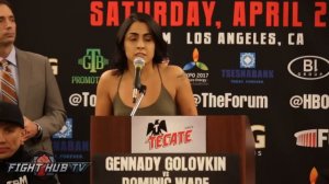 Gennady Golovkin vs. Dominic Wade Complete Final Press Conference & Face Off