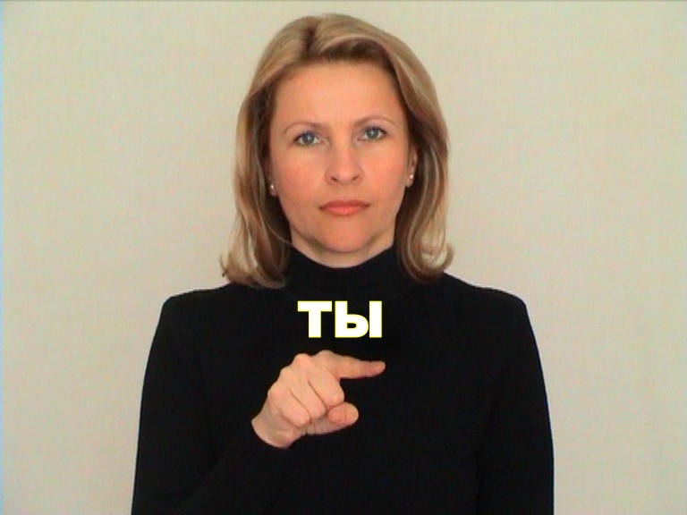 ЖЕСТОВЫЙ ЯЗЫК. СЛОВАРЬ. Ты