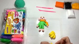 Пластилин супер лёгкий воздушный застывающий ЮНЛАНДИЯ