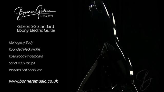 Gibson SG Standard Ebony Electric Guitar | Bonners Guitar Store смотреть онлайн