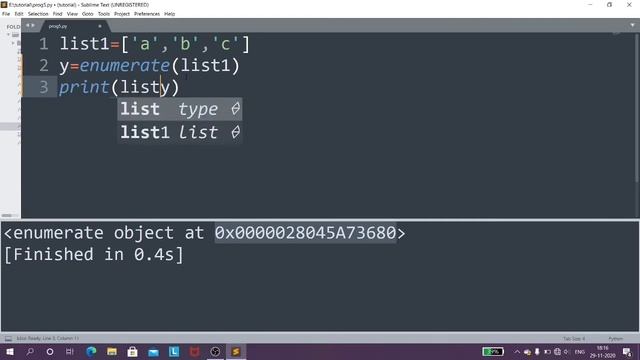 What is Enumerate in Python| Intermediate Python Programming Tutorial #07