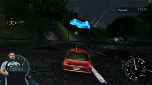 Угарный дрифт на допиленном Пыже и охреневшие боты в Need for Speed: Underground 2