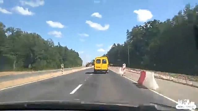 Ремонт трассы М6 на участке от Щучина до Василишек