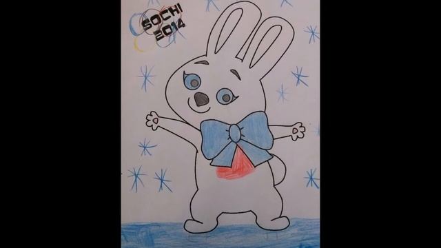Рисуем олимпийские символы Сочи 2014 смотреть онлайн