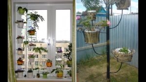 Красивые металлические подставки под цветы