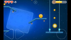 Прохожу игру "Красный шарик-4" с 46 по 50 уровни
