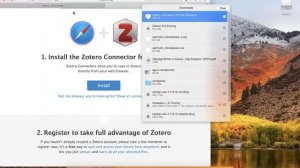 How To Install Zotero for Mac Zotero connector with Safari