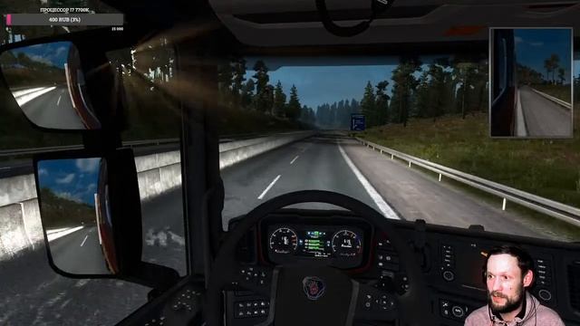 Euro Truck Simulator 2.Ночные покатушки)))) смотреть онлайн