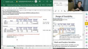 Sensitivity Analysis - 4 - Range Of Feasibility