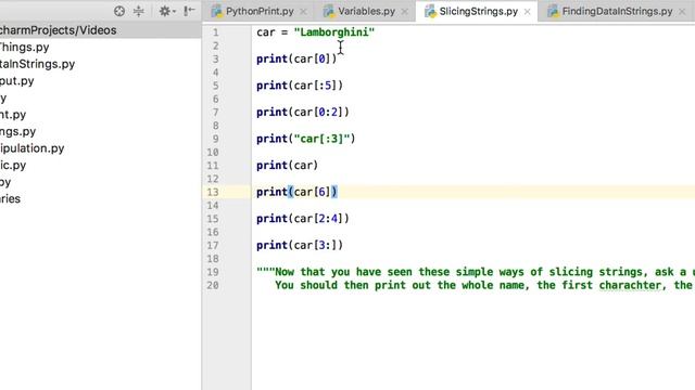 How to slice strings in python смотреть онлайн