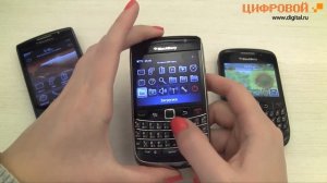 Видеообзор смартфонов Blackberry Bold, Storm 2 и Curve