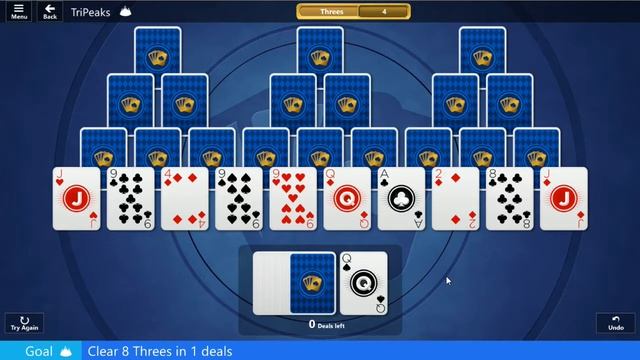 4 May, 2017 - TRIPEAKS SOLITAIRE Daily Challenge (Easy) - Microsoft Solitaire Collection смотреть онлайн