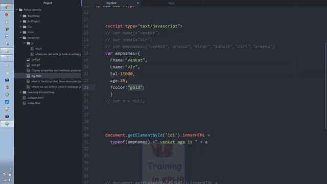 What Is Undefined, Null Data Type and Empty JavaScript Videos In Telugu 11  JavaScript Tutorial