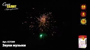 Батарея салютов Звуки музыки (16/0,8)  СС7209