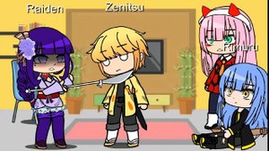 Fandoms react to each other. (Raiden Shogun) 1/4 (short)