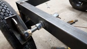 Мотоблока Нева реставрация и изготовление самодельного прицепа.