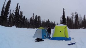 Палатка для зимней рыбалки / Стэк куб 3 / Куб / Зимняя палатка