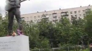 Виктор Цой.Памятник в Петербурге.