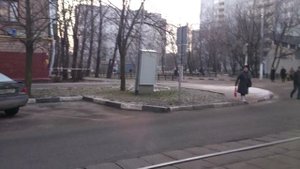 Москва, автобус 219, участок Якорная улица 9 - поликлиника