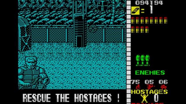 Operation Wolf Walkthrough, ZX Spectrum смотреть онлайн