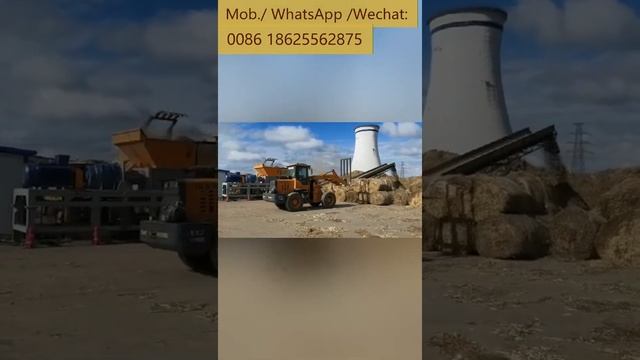 Этот вид измельчителя с двойным валом может измельчать все виды древесины / дробилка для дерева