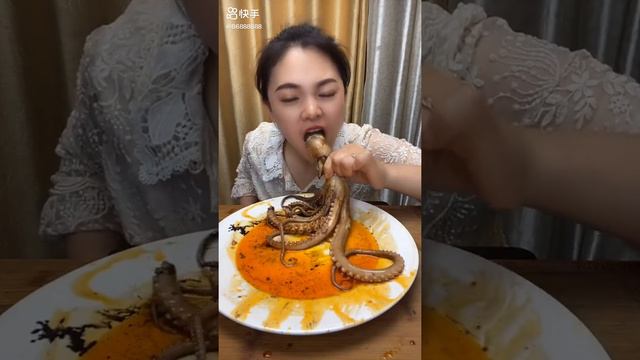 ASMR Cooking & Eating Spicy Seafood MUKBANG#bcs00616