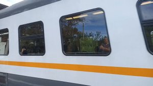 ЭП2Д прибывает на стастанцию Пахомыво