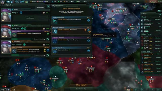 Stellaris - Gameplay - Science and Research - Part 12 [Hyperlanes] смотреть онлайн