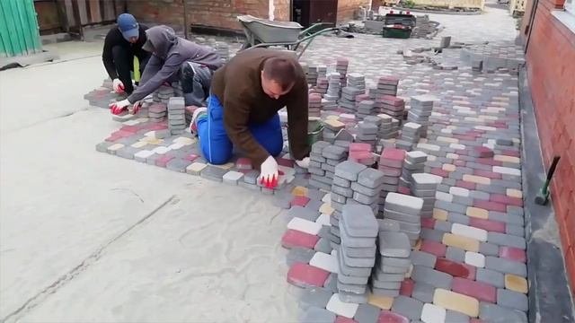 Технология укладки тротуарной плитки